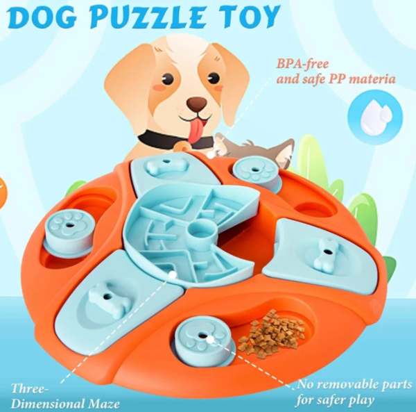 Brain-Boosting Dog Food Puzzle Toys for IQ Training and Cognitive Development - Image 4